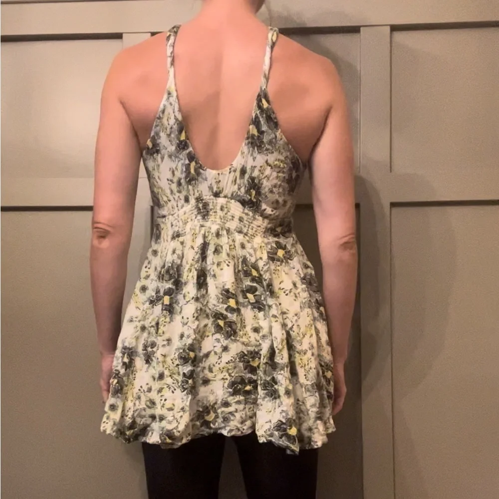 FREE People Washed Ashore Floral Printed Mini Dress Size Small